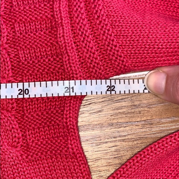 Barbour Weymouth Knit Red Sweater Size US 12 - Picture 9 of 16